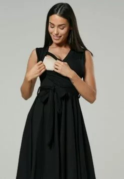 Happy Mama Jerseyjurk - Black -Happy Mama Verkoop 021aa34f8da64b3d96aea9401448149d