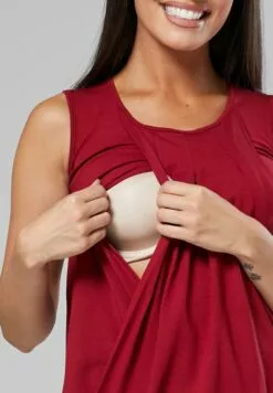 Happy Mama Top - Crimson -Happy Mama Verkoop 0363e0ef5e4e4e1cab39f0abbf13b959