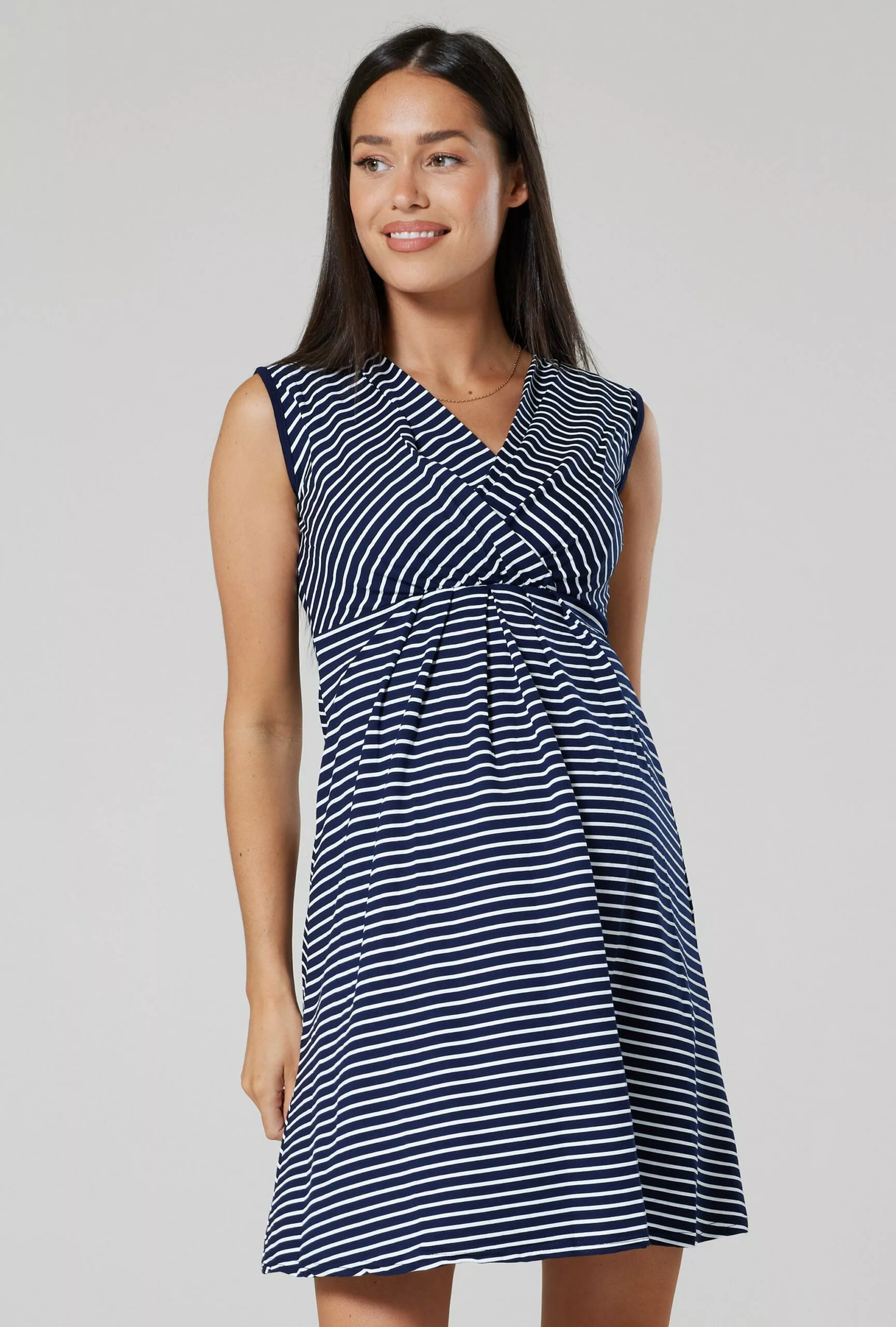 Happy Mama Jurk - Navy Stripes 7 Happy Mama Jurk - Navy Stripes - Afbeelding 5