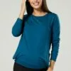 Happy Mama Layered- Longsleeve - Bottle Green