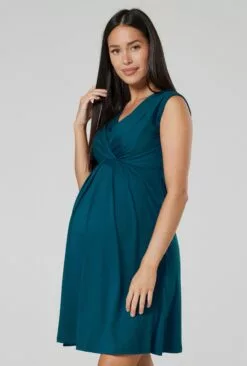 Happy Mama Jurk - Bottle Green