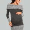 Happy Mama Maternity - Gebreide Jurk - Graphite 1 Happy Mama Maternity - Gebreide Jurk - Graphite -Happy Mama Verkoop 0e839012e6f74ffc982b17dc3b7019b0