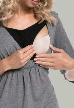 Happy Mama Set - Pyjama - Grey Melange & Black -Happy Mama Verkoop 0f7b8b549d8748ccac5d627d9b2d6af3