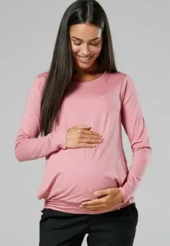 Happy Mama Layered- Longsleeve - Dusky Pink -Happy Mama Verkoop 1018587c1f6849d7b3ee836ddf2521cf