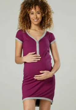 Happy Mama Nursing- Nachtjapon - Mauve 14 Happy Mama Nursing- Nachtjapon - Mauve -Happy Mama Verkoop 113f4c1cfbcb4f78a5124775a3f705bf