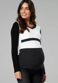 Happy Mama Trui - Graphite & White