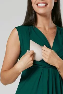 Happy Mama Jurk - Dark Green -Happy Mama Verkoop 12a5fc250eb0490c8772b921ef3e9784