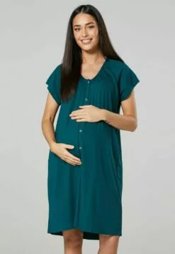 Happy Mama 2Pack- Nachtjapon - Navy / Dark Green