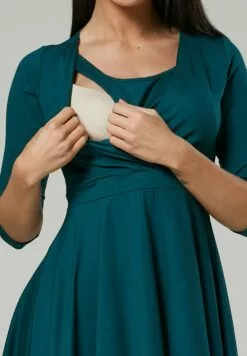 Happy Mama Jerseyjurk - Dark Green 11 Happy Mama Jerseyjurk - Dark Green -Happy Mama Verkoop 187e235dcc2a4720bf8022a1f383fd86