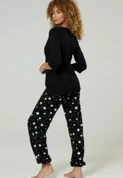 Happy Mama Set - Pyjama - Black Black With Stars 12 Happy Mama Set - Pyjama - Black Black With Stars -Happy Mama Verkoop 18d213d1eb604a3880a3ed2110163e45