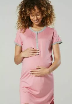 Happy Mama Nachtjapon - Dusky Pink -Happy Mama Verkoop 1a930c1b3f254823a1fd25e54035ab83