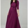 Happy Mama Nursing - Maxi-Jurk - Plum -Happy Mama Verkoop 1d1f75dfc2704633aa5ab4e0744a04a6