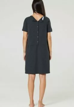 Happy Mama Maternity Breastfeeding 2-Pack - Nachtjapon - Graphite Melange Ecru With Flowers -Happy Mama Verkoop 206580aff47c4fd49bd951d46195512c