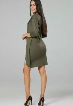 Happy Mama Maternity Nursing - Jurk - Khaki/ Grey Melange 9 Happy Mama Maternity Nursing - Jurk - Khaki/ Grey Melange -Happy Mama Verkoop 246906615f3c4988a76fad44bb1c745c