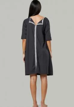 Happy Mama Nursing Delivery Hospital - Nachtjapon - Graphite -Happy Mama Verkoop 292a07bb3ec94457907636ff692320b1