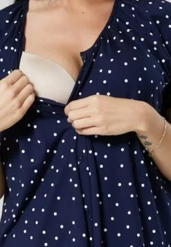 Happy Mama Set - Nachtjapon - Navy With Dots -Happy Mama Verkoop 2ac14f7ee9484946aca44c6f5e70bff5