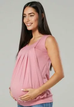 Happy Mama Top - Dusky Pink