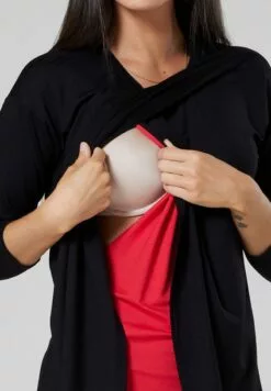 Happy Mama Maternity Nursing - Jurk - Black -Happy Mama Verkoop 2d4265307aab470d8c0cb9357f46c8f1