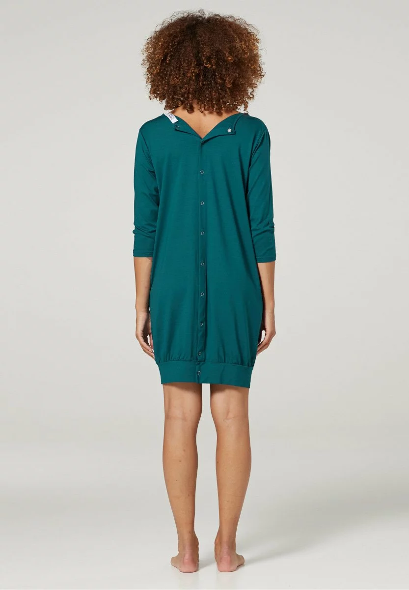 Happy Mama Nachtjapon - Bottle Green 5 Happy Mama Nachtjapon - Bottle Green - Afbeelding 3