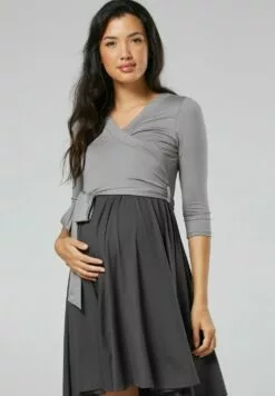 Happy Mama Jurk - Steel & Graphite -Happy Mama Verkoop 34b6778499bf4a72bf266669a4ee35d2