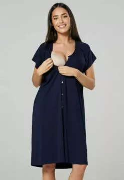 Happy Mama 2Pack- Nachtjapon - Navy / Dark Green -Happy Mama Verkoop 39470136de664f14bc528a8d7dd6986c