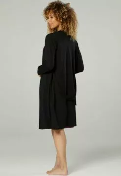 Happy Mama Maternity Hospital Set - Nachtjapon - Plum & Black -Happy Mama Verkoop 3c98c4ea242546b388658317d5bcdd49