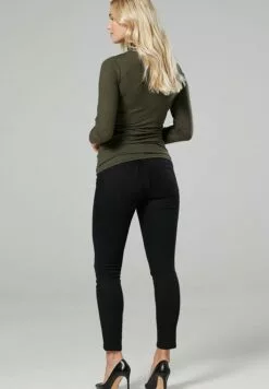 Happy Mama Maternity Nursing Layered Long Sleeve- Longsleeve - Khaki -Happy Mama Verkoop 3d37de7afba84fb9b9961b1f62b3918c