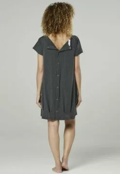 Happy Mama Maternity And Breastfeeding Nightshirt - Jerseyjurk - Light Grey -Happy Mama Verkoop 3dfd2505c2664f16ac10006487282c38
