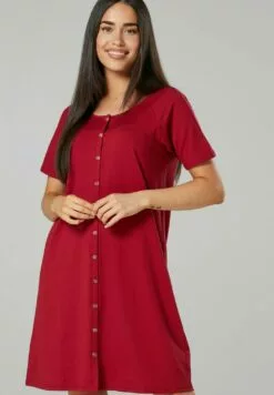 Happy Mama Maternity Breastfeeding 2-Pack - Nachtjapon - BlackCrimson -Happy Mama Verkoop 3f919cf1a8b84078ae762d2e1a3b3d5f