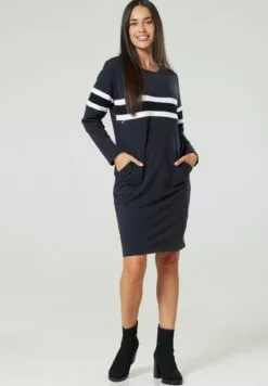 Happy Mama Maternity Nursing Long Sleeves Pockets - Jurk - Graphite -Happy Mama Verkoop 43e0cd16e63646b0bed3c810f543777f