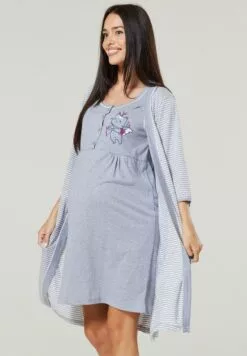 Happy Mama Maternity Hospital Set Labour & Birth - Nachtjapon - Grey 16 Happy Mama Maternity Hospital Set Labour & Birth - Nachtjapon - Grey -Happy Mama Verkoop 48eea0ea818849298b93b7d1ef526de4