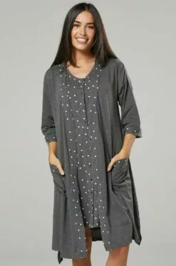 Happy Mama Set - Nachtjapon - Graphit