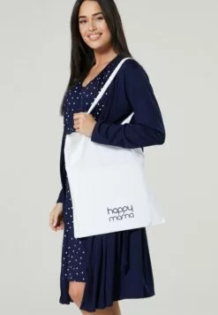 Happy Mama Set - Nachtjapon - Navy With Dots
