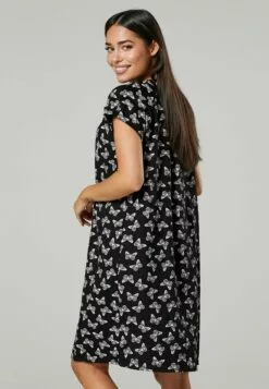 Happy Mama Maternity Hospital Set - Nachtjapon - Black With Butterflies -Happy Mama Verkoop 4c7e0877721240ef89bbc3e7bc83a81b
