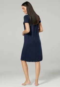 Happy Mama Nachtjapon - Navy -Happy Mama Verkoop 5006d5e94c234d1aa35cec1a1e5ee86a