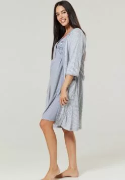 Happy Mama Maternity Hospital Set Labour & Birth - Nachtjapon - Grey 18 Happy Mama Maternity Hospital Set Labour & Birth - Nachtjapon - Grey -Happy Mama Verkoop 538364d416824a5ca7b96a3a5acf3b4f