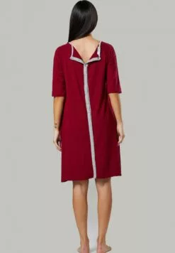Happy Mama Nursing Delivery Hospital - Nachtjapon - Crimson -Happy Mama Verkoop 547ff9c52a994e5ca07eb5199c887376