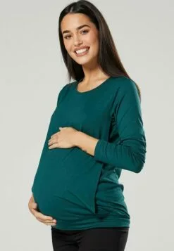 Happy Mama Layered- Longsleeve - Dark Green 11 Happy Mama Layered- Longsleeve - Dark Green -Happy Mama Verkoop 5aa6dc360132456c8ebe53bdf926423e