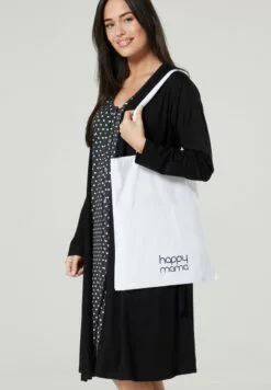 Happy Mama Set - Nachtjapon - Black Graphite Melange Hearts