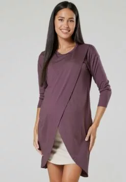 Happy Mama Maternity Nursing - Jurk - Cappuccino