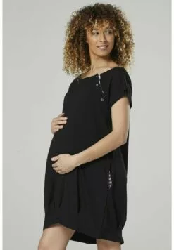 Happy Mama Maternity And Breastfeeding Nightshirt - Jerseyjurk - Black 16 Happy Mama Maternity And Breastfeeding Nightshirt - Jerseyjurk - Black -Happy Mama Verkoop 61d4e0b4813246af835886634f5dbf65