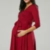 Happy Mama Jurk - Crimson -Happy Mama Verkoop 61d7f43cfe7d494a9f964750e1a800b2