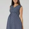 Happy Mama Jurk - Navy Stripes -Happy Mama Verkoop 658bd68f8e4047039cddc49fb2862623