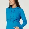 Happy Mama Maternity Nursing - Hoodie - Cyan 2 Happy Mama Maternity Nursing - Hoodie - Cyan -Happy Mama Verkoop 6e5e3774feee487fa6b71985b5148eb4