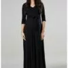 Happy Mama Nursing - Maxi-Jurk - Black -Happy Mama Verkoop 6ed86b4bfe35402fb98cb9a7fb2934dc