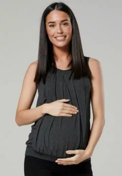 Happy Mama Top - Graphite Melange -Happy Mama Verkoop 733d948f8b8e4698918591ce5f9f02c3