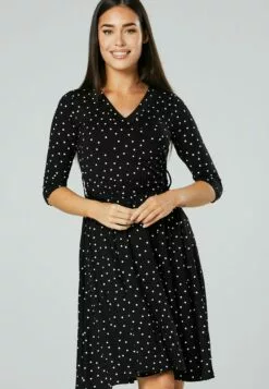 Happy Mama Maternity Wrap Nursing- Jerseyjurk - Mottled Black