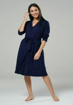 Happy Mama Maternity Hospital Set - Nachtjapon - Navy & Navy With Dots -Happy Mama Verkoop 7d21209e4cae4b4aaf6892a9cb91586a