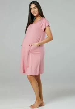 Happy Mama 3-Pack - Nachtjapon - Black & Purple & Dusky Pink -Happy Mama Verkoop 7ed33267a1ac42f483dcaade59d90475