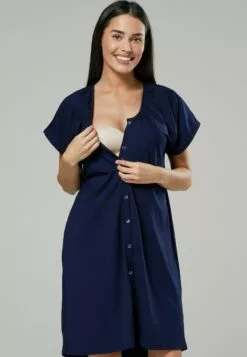 Happy Mama Maternity Hospital Set - Nachtjapon - Navy 10 Happy Mama Maternity Hospital Set - Nachtjapon - Navy -Happy Mama Verkoop 82cca49f886843fc90b9224807d52fce